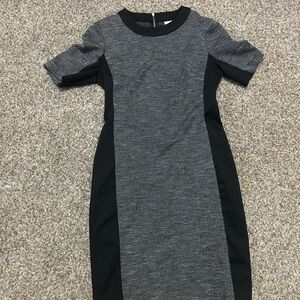 Elegant Black and Gray Women's Dress